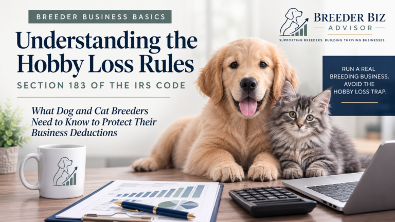 Understanding breeder taxes and how to track taxes for IRS